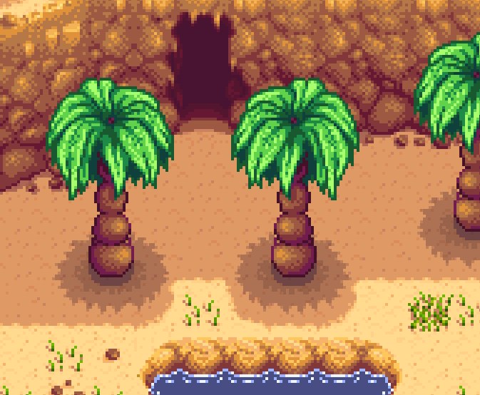 Mostrar a entrada da Skull Cavern no deserto como meta de late game