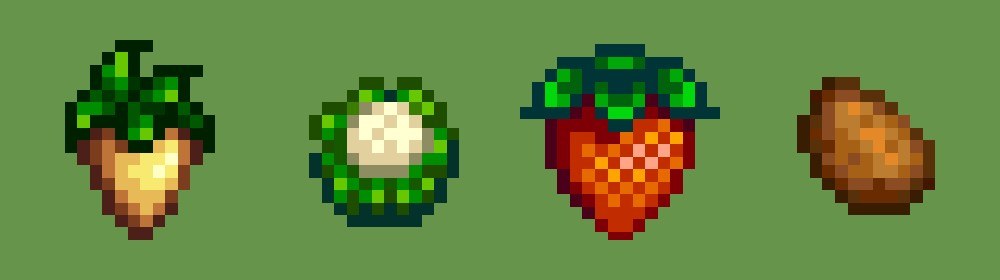 Dar uma referência visual dos principais cultivos de primavera